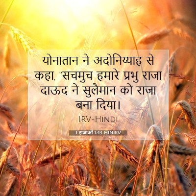 1 राजाओं 1:43 बाइबल आयत की व्याख्या