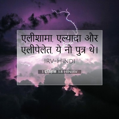1 इतिहास 3:8 HINIRV बाइबल आयत इमेज