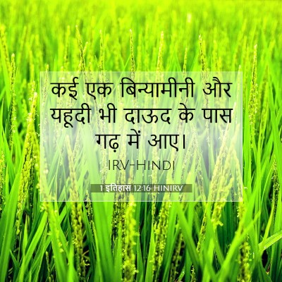 1 इतिहास 12:16 HINIRV बाइबल आयत इमेज