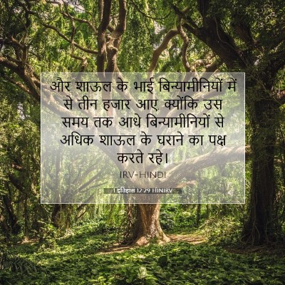 1 इतिहास 12:29 HINIRV बाइबल आयत इमेज