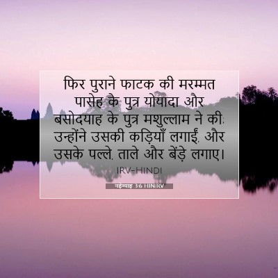 नहेम्याह 3:6 बाइबल आयत की व्याख्या