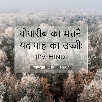 नहेम्याह 12:19 HINIRV बाइबल आयत इमेज