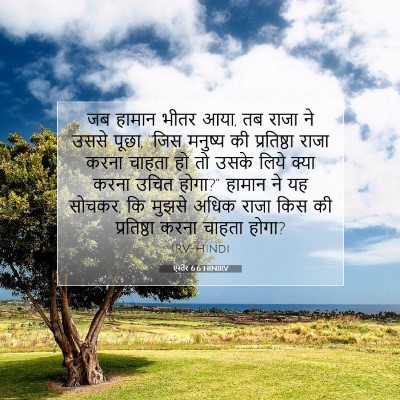 एस्तेर 6:6 HINIRV बाइबल आयत इमेज
