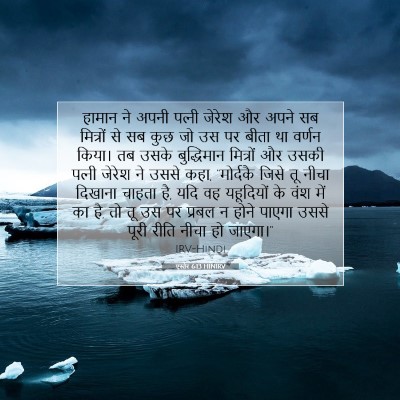 एस्तेर 6:13 HINIRV बाइबल आयत इमेज