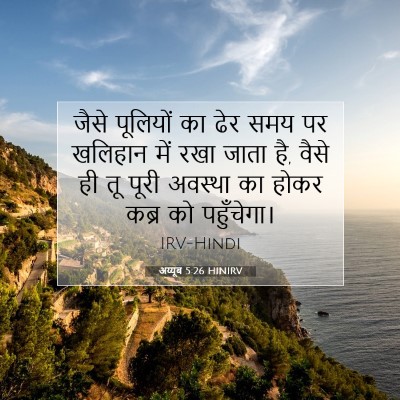 अय्यूब 5:26 HINIRV बाइबल आयत इमेज