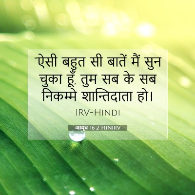 अय्यूब 16:2 HINIRV बाइबल आयत इमेज