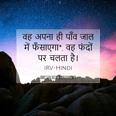 अय्यूब 18:8 HINIRV बाइबल आयत इमेज