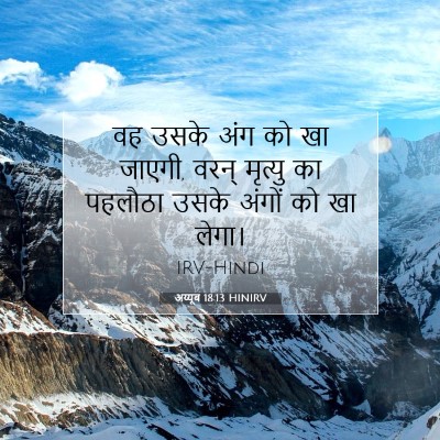 अय्यूब 18:13 HINIRV बाइबल आयत इमेज