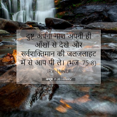 अय्यूब 21:20 HINIRV बाइबल आयत इमेज