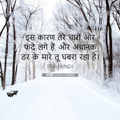 अय्यूब 22:10 HINIRV बाइबल आयत इमेज