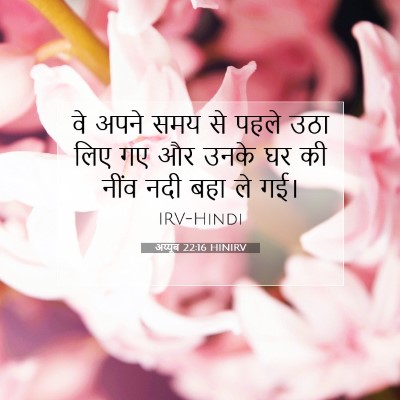 अय्यूब 22:16 HINIRV बाइबल आयत इमेज