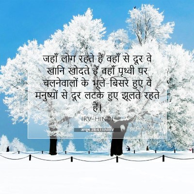 अय्यूब 28:4 HINIRV बाइबल आयत इमेज