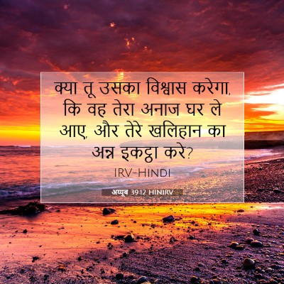 अय्यूब 39:12 बाइबल आयत की व्याख्या