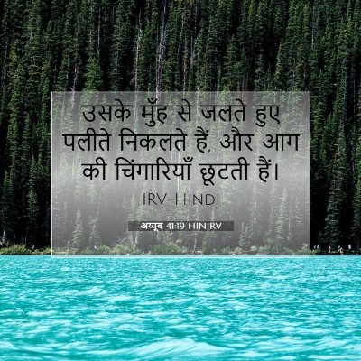 अय्यूब 41:19 बाइबल आयत की व्याख्या
