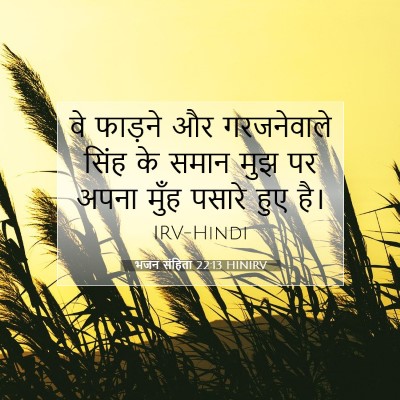 भजन संहिता 22:13 बाइबल आयत की व्याख्या