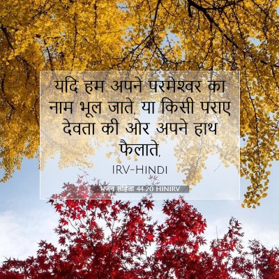 भजन संहिता 44:20 बाइबल आयत की व्याख्या
