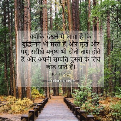 भजन संहिता 49:10 बाइबल आयत की व्याख्या