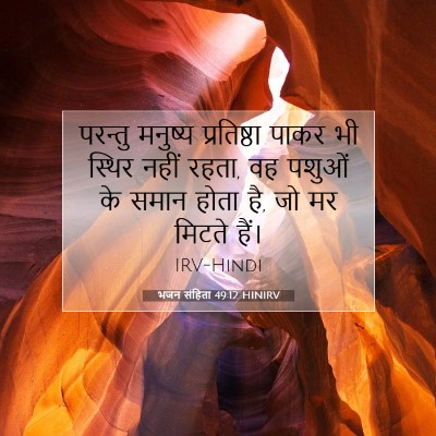 भजन संहिता 49:12 बाइबल आयत की व्याख्या