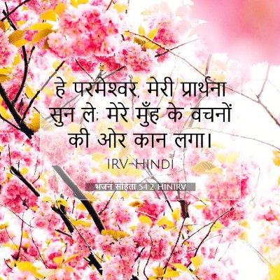 भजन संहिता 54:2 HINIRV बाइबल आयत इमेज