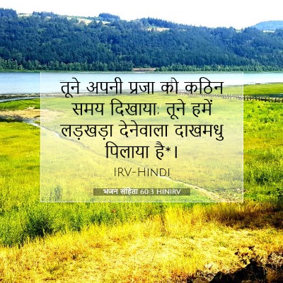 भजन संहिता 60:3 बाइबल आयत की व्याख्या
