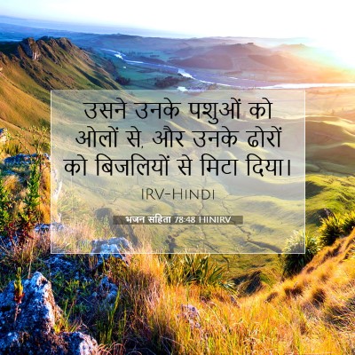 भजन संहिता 78:48 बाइबल आयत की व्याख्या