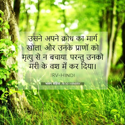 भजन संहिता 78:50 बाइबल आयत की व्याख्या