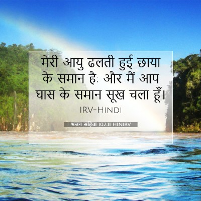 भजन संहिता 102:11 HINIRV बाइबल आयत इमेज