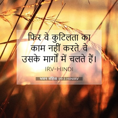 भजन संहिता 119:3 HINIRV बाइबल आयत इमेज