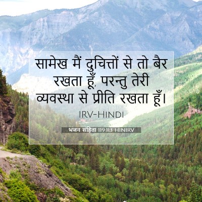 भजन संहिता 119:113 बाइबल आयत की व्याख्या