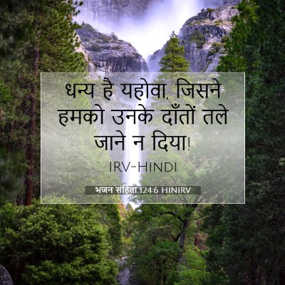 भजन संहिता 124:6 बाइबल आयत की व्याख्या