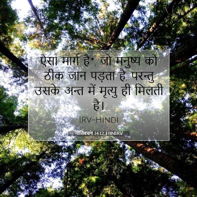 नीतिवचन 14:12 HINIRV बाइबल आयत इमेज