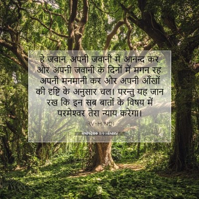 सभोपदेशक 11:9 HINIRV बाइबल आयत इमेज