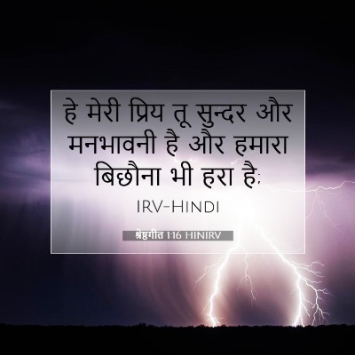 श्रेष्ठगीत 1:16 बाइबल आयत की व्याख्या