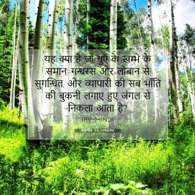 श्रेष्ठगीत 3:6 HINIRV बाइबल आयत इमेज