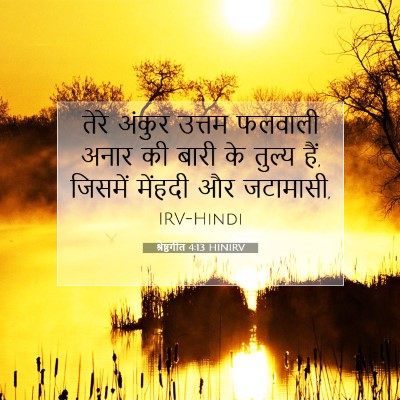 श्रेष्ठगीत 4:13 HINIRV बाइबल आयत इमेज
