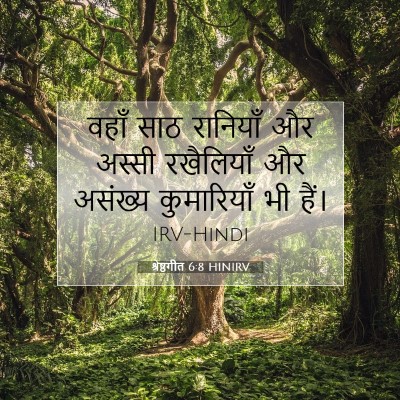श्रेष्ठगीत 6:8 HINIRV बाइबल आयत इमेज