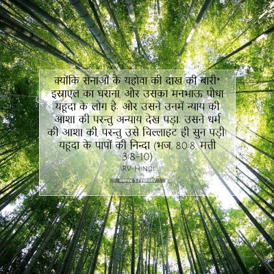 यशायाह 5:7 HINIRV बाइबल आयत इमेज