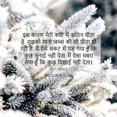 यशायाह 21:3 HINIRV बाइबल आयत इमेज