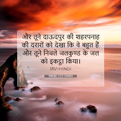 यशायाह 22:9 HINIRV बाइबल आयत इमेज