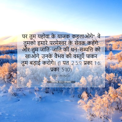 यशायाह 61:6 HINIRV बाइबल आयत इमेज