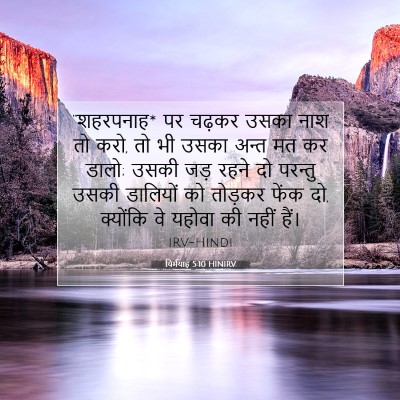 यिर्मयाह 5:10 HINIRV बाइबल आयत इमेज