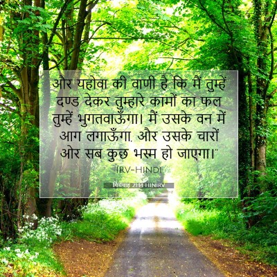 यिर्मयाह 21:14 बाइबल आयत की व्याख्या