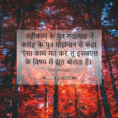 यिर्मयाह 40:16 बाइबल आयत की व्याख्या
