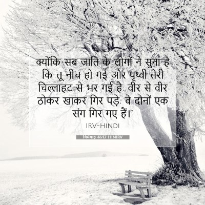 यिर्मयाह 46:12 HINIRV बाइबल आयत इमेज