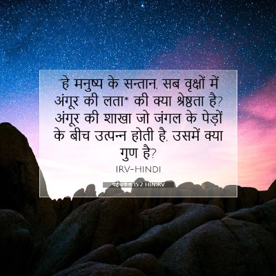 यहेजकेल 15:2 HINIRV बाइबल आयत इमेज
