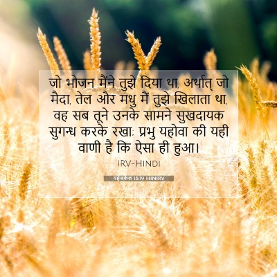 यहेजकेल 16:19 HINIRV बाइबल आयत इमेज