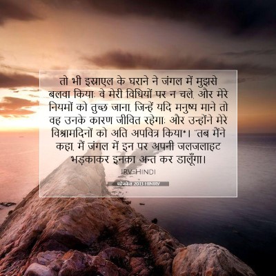 यहेजकेल 20:13 HINIRV बाइबल आयत इमेज