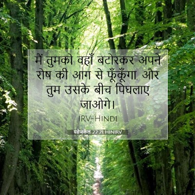 यहेजकेल 22:21 HINIRV बाइबल आयत इमेज