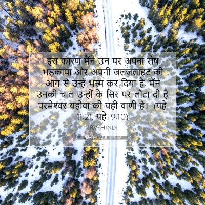 यहेजकेल 22:31 HINIRV बाइबल आयत इमेज
