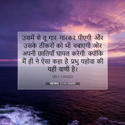 यहेजकेल 23:34 बाइबल आयत की व्याख्या